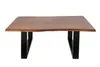 Couchtisch Baumkante massiv Akazie Nussbaum 100 x 70 cm Produktbild-Vorschau 2