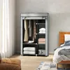 Stoffschrank 1 Kleiderstange 6 Regale Vlies-Bezug Produktbild-Vorschau 10