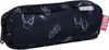 A black pencil case with a Spiderman-themed sketch pattern. Náhled obrázku produktu