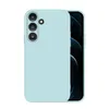 A light blue phone case is shown from the back, with the phone's camera array visible. Produktbild-Vorschau