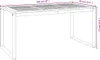 vidaXL Tavolo da giardino con gambe a U 160x80x75 cm in Anteprima dell’immagine prodotto 8