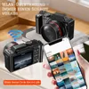 ZELURXX 4K WiFi Vlog Digitale Camera, 1080p, AF-lens, Productafbeelding-voorbeeld 4