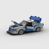 BlockBuddie™ Skyline GTR inspiriertes Klemmbaustein Auto Produktbild-Vorschau 7