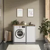Wasmachinekast Vicco Viktor Wit/Artisanaal eiken 113.6 x Productafbeelding-voorbeeld 7