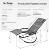 tectake® Sonnenliege Paulina ergonomisch, faltbar, 150 kg Produktbild-Vorschau 5
