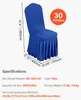 VEVOR - 30 fundas para sillas, con diseño plano en la parte Vista previa de la imagen del producto 7