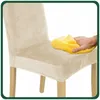 Stuhlhusse Stretch Kaschmir - Samt - Universal - Esszimmer Produktbild-Vorschau 6