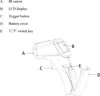 Ušný teplomer na čelo Mini digitálny infračervený prístroj Náhľad obrázku produktu 3