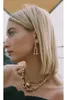 Dámské zlaté náušnice MNZ Tiffany Náhled obrázku produktu 3