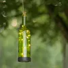 LED Solar Flaschenpost grün - 10 warmweiße LED - H: 31cm - Produktbild-Vorschau 7