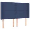 Boxspringbett mit Matratze & LED Blau 140x190 cm Stoff Produktbild-Vorschau 7