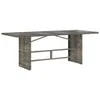 The Living Store 7-tlg. Garten-Essgruppe mit Kissen Grau Produktbild-Vorschau 5