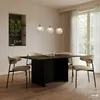 home24 Pendelleuchte - 3-flammig - Glas / Eisen Produktbild-Vorschau 2