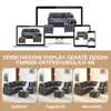 Gerades 4-Sitzer Corduroy Sofa mit Stauraum  unter den Produktbild-Vorschau 3
