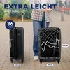 MuchoWow® Koffer Handgepäck Trolley Rollkoffer Kleine Produktbild-Vorschau 5