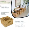 HMF Aufbewahrungskorb geflochten aus Wasserhyazinthe, Produktbild-Vorschau 2