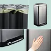 Relaxdays Mülleimer Küche, 30 L, Fingerabdruckschutz, Produktbild-Vorschau 3