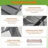 (2,4 x 3,6 m, černá) Ochranná clona s zipem, průhledná PVC Náhled obrázku produktu 4