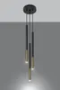Závěsné stropní svítidlo Tuba 3x G9 Tubular Overhang Black Náhled obrázku produktu 14