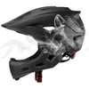 Vollvisier-BMX-Kinderfahrradhelm abnehmbar M Schwarz Produktbild-Vorschau 8
