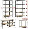 Yaheetech 2er Set Lagerregal 180x90x60cm, Schwerlastregal Produktbild-Vorschau 5