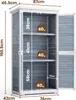 BEALIFE CC30 Armoire de jardin d'extérieur 76 x 42 x 160 Voir les images du produit 3