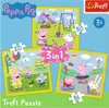 Prasiatko Peppa Krásny deň - Puzzle 3v1 20-50 dielikov Náhľad obrázku produktu 7