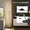 HOMCOM LED Stehlampe Wohnzimmer Dimmbar 144 cm Stehleuchte Produktbild-Vorschau 7