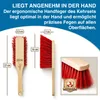Kehrset Kehrgarnitur Besen und Schaufel Elastonborsten rot Produktbild-Vorschau 5