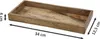 Mango Dekoschale eckig - klein / 34 x 12 cm - Holz Produktbild-Vorschau 2