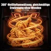 Heißluftfritteuse 4 Liter, 1500W, 5-in-1 Airfryer, Air Produktbild-Vorschau 9