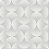 MuchoWow® Mauspad Mousepad Muster - Silber - Retro 20x20 cm Produktbild-Vorschau 1