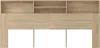 vidaXL Čelo postele s policami dub Sonoma 220x19x103,5 cm Náhľad obrázku produktu 3