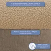 Lit orthopédique pour chien ELONEO, taille S - Marron Voir les images du produit 10