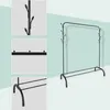 Relaxdays Kleiderständer, HxBxT: 148 x 110 x 40 cm, Ablage, Produktbild-Vorschau 5