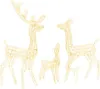 vidaXL LED-Rentier-Familie Weihnachtsdeko Acryl 300 LED Produktbild-Vorschau 1
