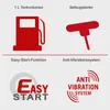 A collage of icons and text describing product features. Produktbild-Vorschau