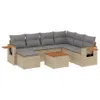 Maison Exclusive - 8-tlg. Garten-Sofagarnitur mit Kissen Produktbild-Vorschau 2