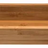 A close-up view of a bamboo organizer's surface, showing the wood grain and texture. Náhled obrázku produktu