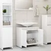 vidaXL Armoire de salle de bain blanc brillant 60x33x61 cm Voir les images du produit 9
