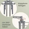 SONGMICS Wäscheständer, Standtrockner 4 Ebenen, klappbar, Produktbild-Vorschau 6