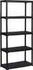 PVC regál 80x40x176 5x30 kg černý Náhled obrázku produktu 1