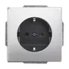 BUSCH-JAEGER Prise 1f edst mt pur acier inoxydable UP IP20 Voir les images du produit 3