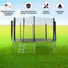 Copertura del bordo del trampolino AREBOS Ø 366 cm verde Anteprima dell’immagine prodotto 3