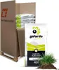 A pallet of bagged garden substrate (Galamio Rasenerde) is shown, with one bag prominently in the foreground and several bags stacked in a cardboard box in the background. Produktbild-Vorschau