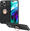 Hülle für iPhone 14 Pro Max - Matt Schwarze Ring Handyhülle Produktbild-Vorschau 1