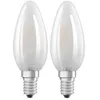 OSRAM 2 LED Birnen E14 matt Flamme 2,8 W entsprechend 25 W Produktbild-Vorschau 2