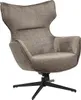 riess-ambiente Drehbarer Sessel VOGUE taupe Samt schwarze Produktbild-Vorschau 9