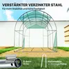 Serra Outsunny, circa 3 x 2 x 2 m, serra in plastica con 6 Anteprima dell’immagine prodotto 5