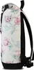 A side view of a floral print backpack. Náhľad obrázku produktu